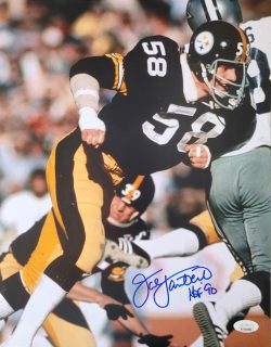 Autographed Jack Lambert Pittsburgh Steelers 11x14 Photo JSA