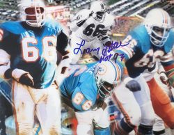 Autographed LARRY LITTLE "HOF 93" Miami Dolphins 11x14 Photo