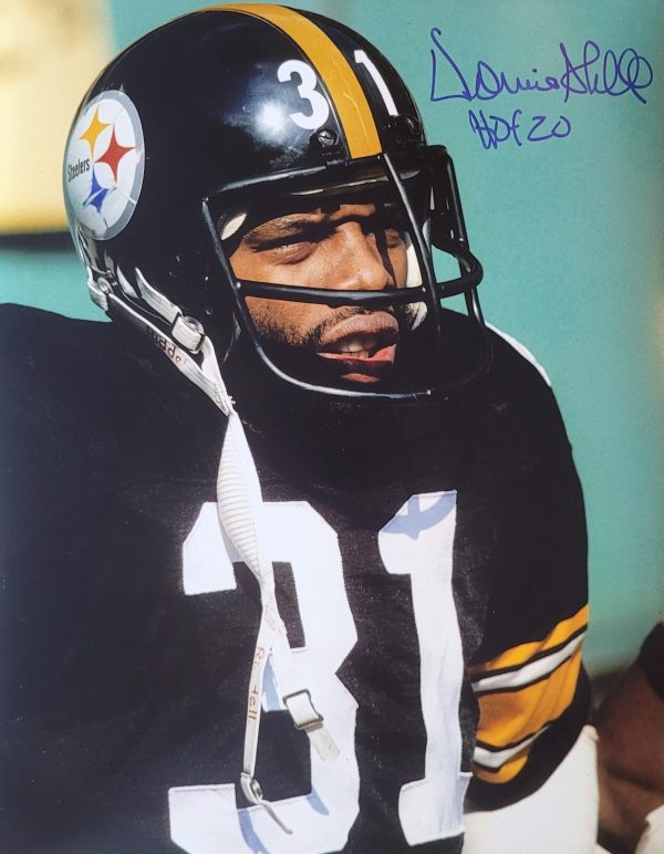 Autographed DONNIE SHELL "HOF 20" 11x14 Pittsburgh Steelers Photo