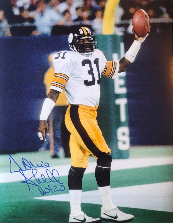 Autographed DONNIE SHELL "HOF 20" 11x14 Pittsburgh Steelers Photo