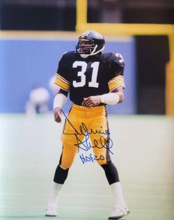 Autographed DONNIE SHELL "HOF 20" 11x14 Pittsburgh Steelers Photo