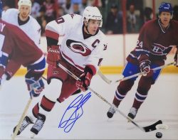AUTOGRAPHED RON FRANCIS 11x14 CAROLINA HURRICANES Photo JSA