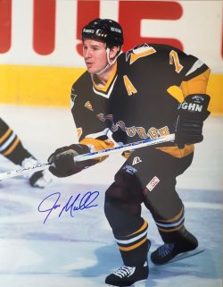 Autographed Joey Mullen Pittsburgh Penguins 11x14 Photo
