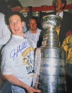 Autographed Joey Mullen Pittsburgh Penguins 11x14 Photo