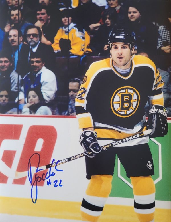 Autographed RICK TOCCHET 11X14 Boston Bruins Photo