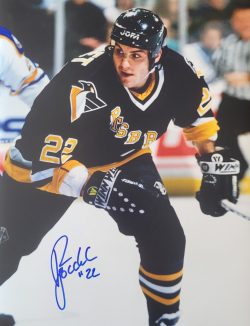 Autographed RICK TOCCHET 11X14 Pittsburgh Penguins Photo