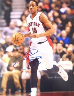 Autographed DeMar DeRozan 11x14 Toronto Raptors photo