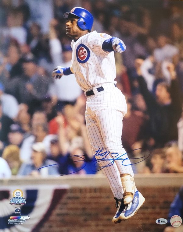 Autographed SAMMY SOSA Chicago Cubs 16x20 Photo Beckett Witness