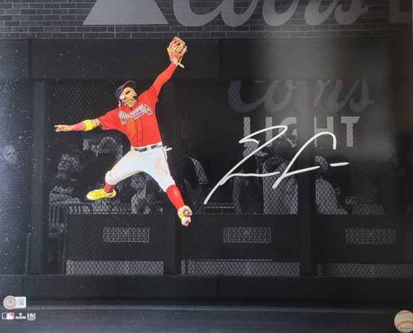 AUTOGRAPHED RONALD ACUNA 16X20 Atlanta Braves photo Beckett