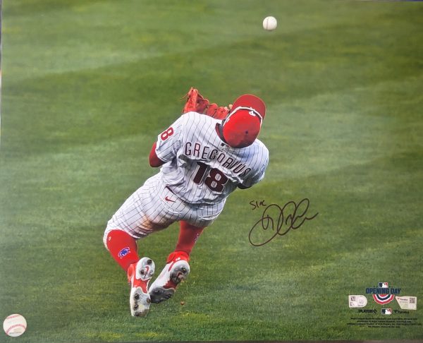 Autographed DIDI GREGORIUS 16x20 Philadelphia Phillies Photo Fanatics
