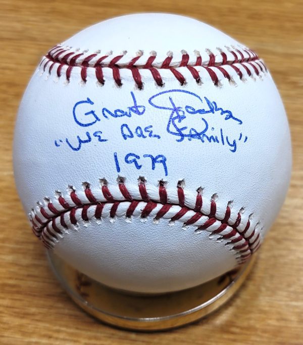 Grant Jackson "We are Family" Autographed Official Major League Baseball