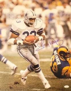 Autographed TONY DORSETT Dallas Cowboys 16x20 Photo JSA