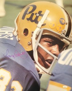 Autographed TONY DORSETT Pitt Panthers 16x20 Photo JSA