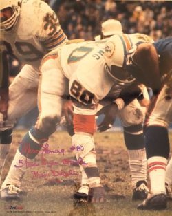 Autographed MARV FLEMING 16x20 Miami Dolphins photo
