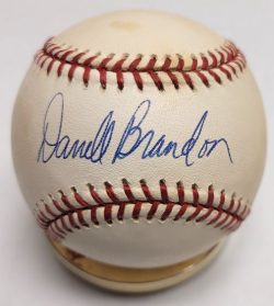 DARRELL BRANDON Autographed Official Major League Baseball