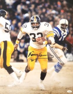 Autographed FRANCO HARRIS Pittsburgh Steelers 16x20 photo JSA