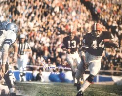 Autographed LEROY KELLY "HOF 94" Cleveland Browns 16x20 photo