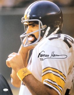 Autographed FRANCO HARRIS Pittsburgh Steelers 16x20 photo JSA