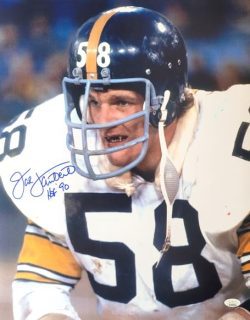 Autographed Jack Lambert Pittsburgh Steelers 16x20 photo JSA