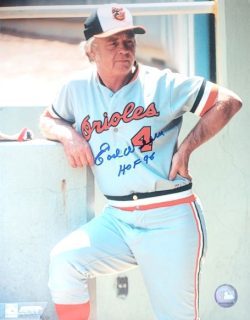 Autographed Earl Weaver Baltimore Orioles 11x14 photo
