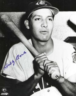 AUTOGRAPHED BOBBY AVILA 8X10 Cleveland Indians Photo