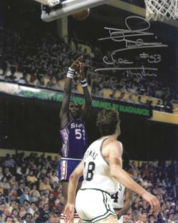 Autographed DARRYL DAWKINS 8X10 Philadelphia 76ers Photo