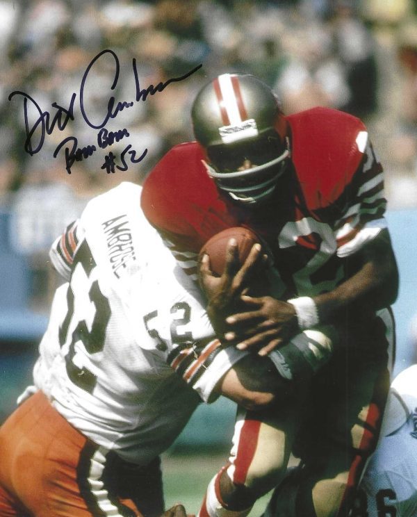 Autographed DICK AMBROSE 8X10 Cleveland Browns Photo