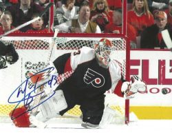 Autographed MARTIN BIRON  8X10 Philadelphia Flyers Photo