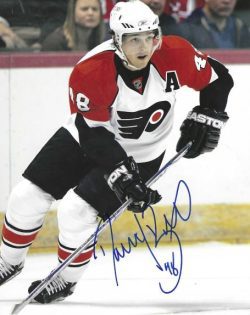 Autographed DANNY BRIERE 8x10 Philadelphia Flyers Photo