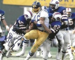 Autographed BILL SIMPSON 8X10 Buffalo Bills photo