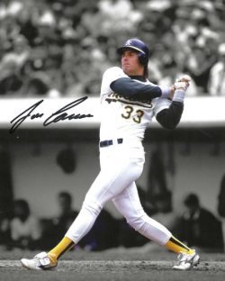 AUTOGRAPHED JOSE CANSECO 8X10 Oakland A's Photo