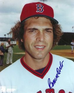AUTOGRAPHED BERNIE CARBO 8x10 Boston Red Sox photo