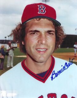 AUTOGRAPHED BERNIE CARBO 8x10 Boston Red Sox photo