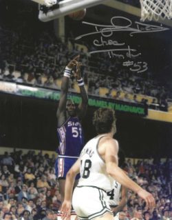 Autographed DARRYL DAWKINS 8X10 Philadelphia 76ers Photo