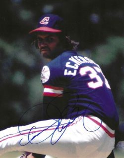 AUTOGRAPHED DENNIS ECKERSLEY 8x10 Cleveland Indians Photo