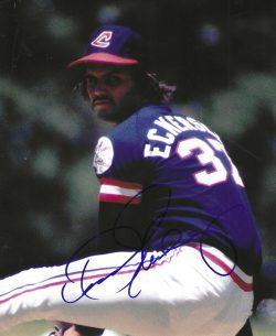 AUTOGRAPHED DENNIS ECKERSLEY 8x10 Cleveland Indians Photo