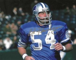 Autographed ED FLANAGAN 8X10 Detroit Lions Photo