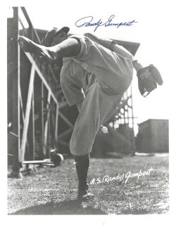AUTOGRAPHED RANDY GUMPERT 8x10 New York Yankees Photo
