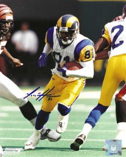 AUTOGRAPHED AZ-ZAHIR HAKIM 8x10 St. Louis Rams Photo