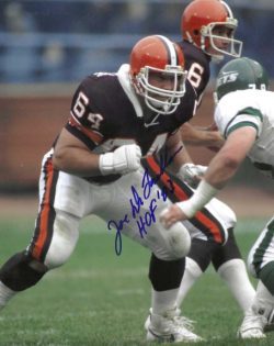 Autographed JOE DELAMIELLEURE 8X10 Cleveland Browns Photo