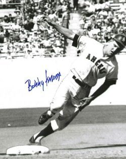 AUTOGRAPHED BOBBY KNOOP 8X10 California Angels Photo