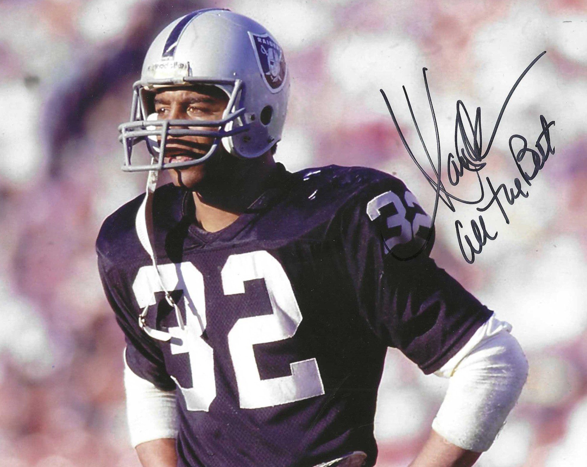 Autographed MARCUS ALLEN 8X10 Oakland Raiders photo Main Line Autographs