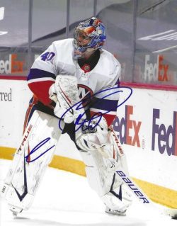 Autographed SEMYON VARLAMOV 8X10 New York Islanders Photo