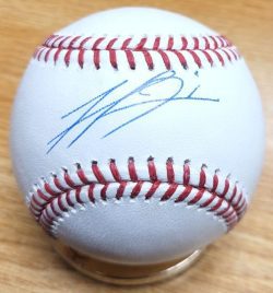Autographed MICHAEL HARRIS Official Major League Baseball