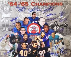 Autographed Buffalo Bills 64-65 AFL Champions Collage 16x20 Photo 17 Signatures