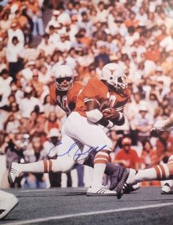 AUTOGRAPHED 16x20 Earl Campbell Texas Longhorns Photo