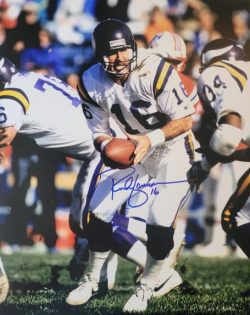 Autographed RICH GANNON 16X20 Minnesota Vikings Photo