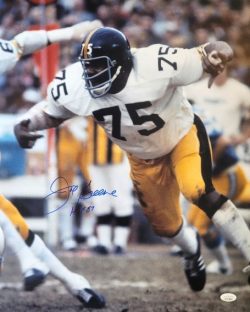 Autographed Joe Greene "HOF 87" Pittsburgh Steelers 16x20 Photo with JSA COA