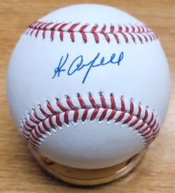 Autographed Ken Oberkfell Rawlings Official Major League Baseball