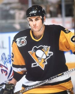 Autographed RICK TOCCHET 16x20 Pittsburgh Penguins Photo